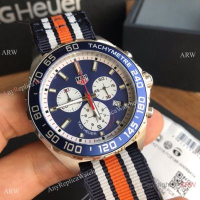Swiss Quartz Tag Heuer Formula 1 Red Bull Racing Multicolored Nylon Watch